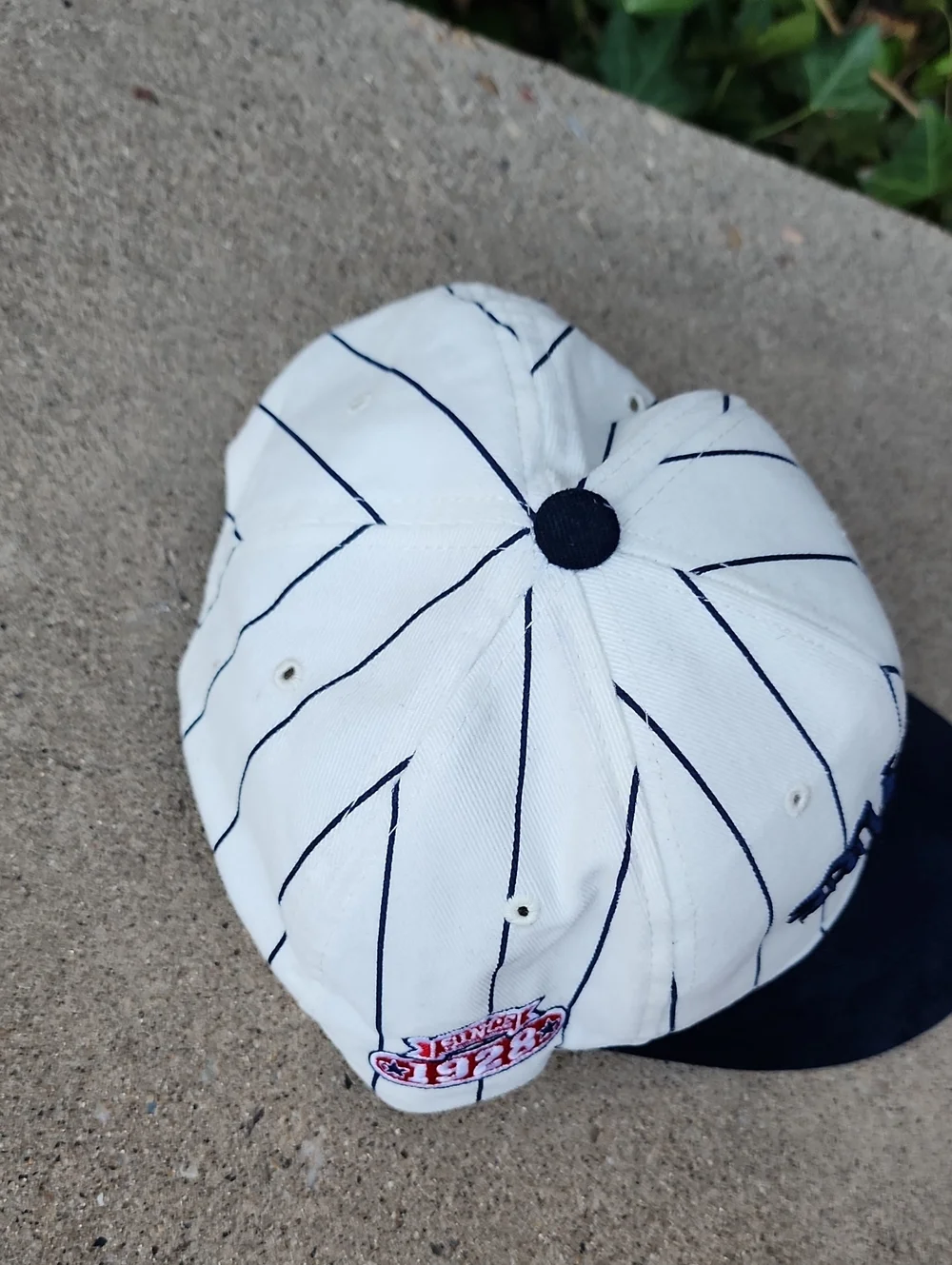 Collectible Mickey Original Adjustable Striped Baseball Hat